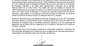 Comunicado No. 04 de 2025 del Consejo Académico